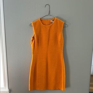 Orange Sleeveless Dress